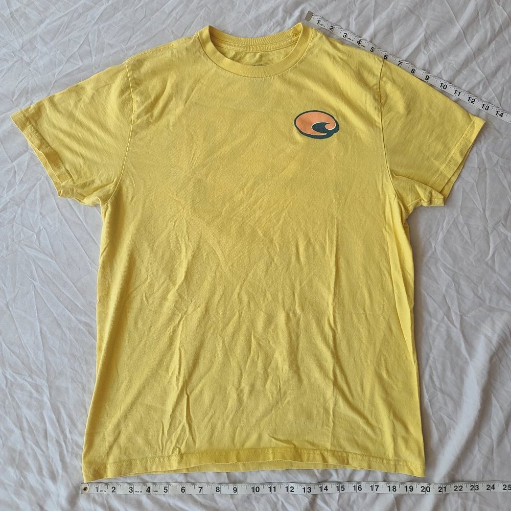 Costa: Yellow T-Shirt with Logo